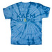 KAFM Tie Dye, a Baby Blue Classic Tie Dye Tee