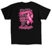 Help Support Mom in Her Breast Cancer Fight, a Black Classic Unisex Tee (back-view)