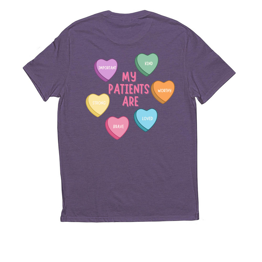 Sweethearts Shirt, a Huckleberry Allmade Eco Triblend Unisex Tee (back-view)