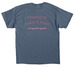 Ellie?s Crew, a Indigo Blue Classic Unisex Tee (back-view)