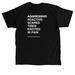 Reactive, Not Aggressive&nbsp;, a Black Classic Unisex Tee
