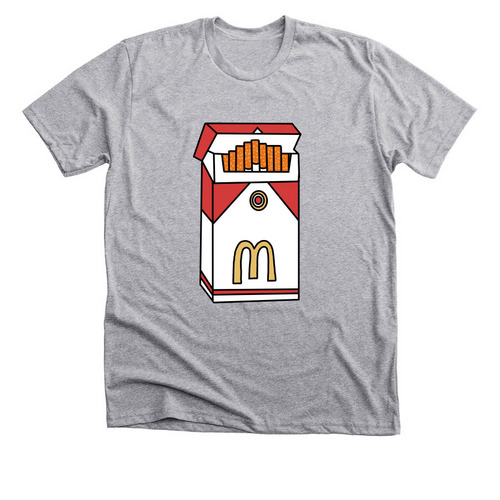 Mickey Dee's Premium Ciggys, a Athletic Heather Premium Unisex Tee