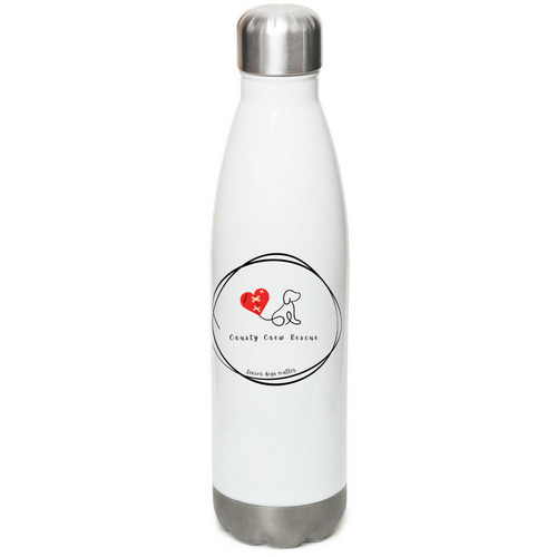 CCR water bottle&nbsp;, a White Stainless Steel Water Bottle