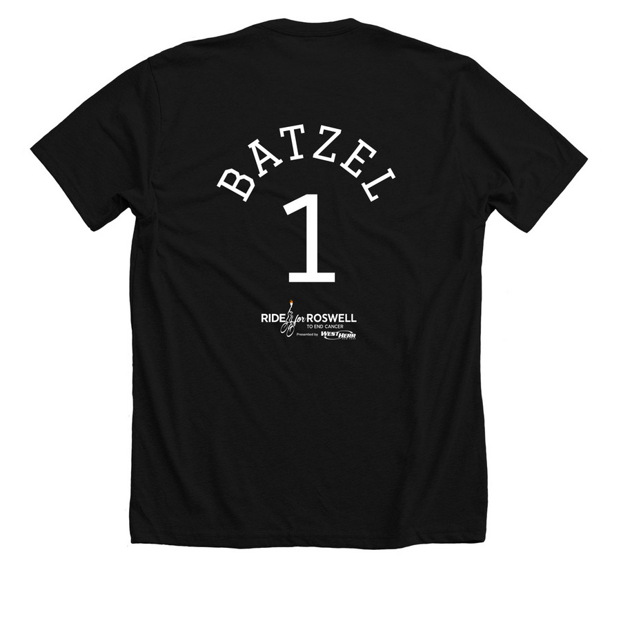LGL 2026- Batzel, a Solid Black Blend Premium Unisex Tee (back-view)