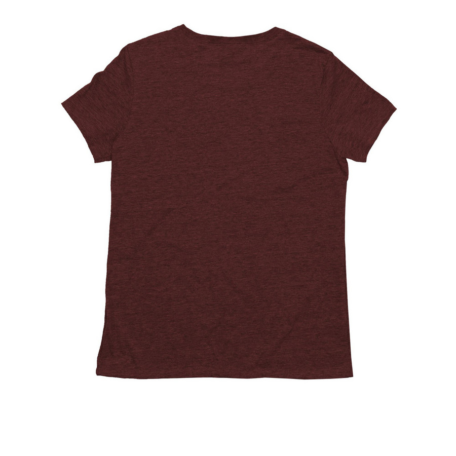 The Sole Awakens Germany&nbsp;, a Vino Red Allmade Eco Triblend Women?s Tee (back-view)