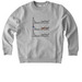 Dog Sledding Trio Collection, a Heather Grey Stanley/Stella Unisex Changer 2.0 Crewneck Sweatshirt