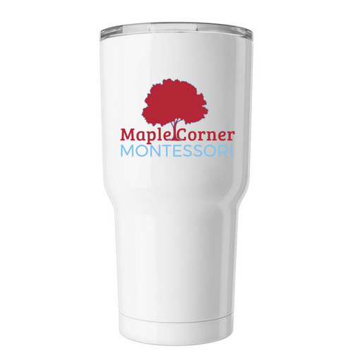 Maple Corner Tumbler, a White Insulated Tumbler