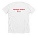 Untap, Upkeep, Salt (Red), a Solid White Blend Premium Unisex Tee (back-view)