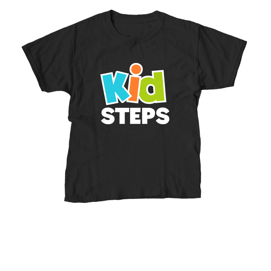 Kid Steps Collection, a Black Youth Unisex Tee