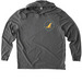 More Good Stuff for Good Dogs, a Aluminum Grey Allmade Eco Triblend Hoodie Tee