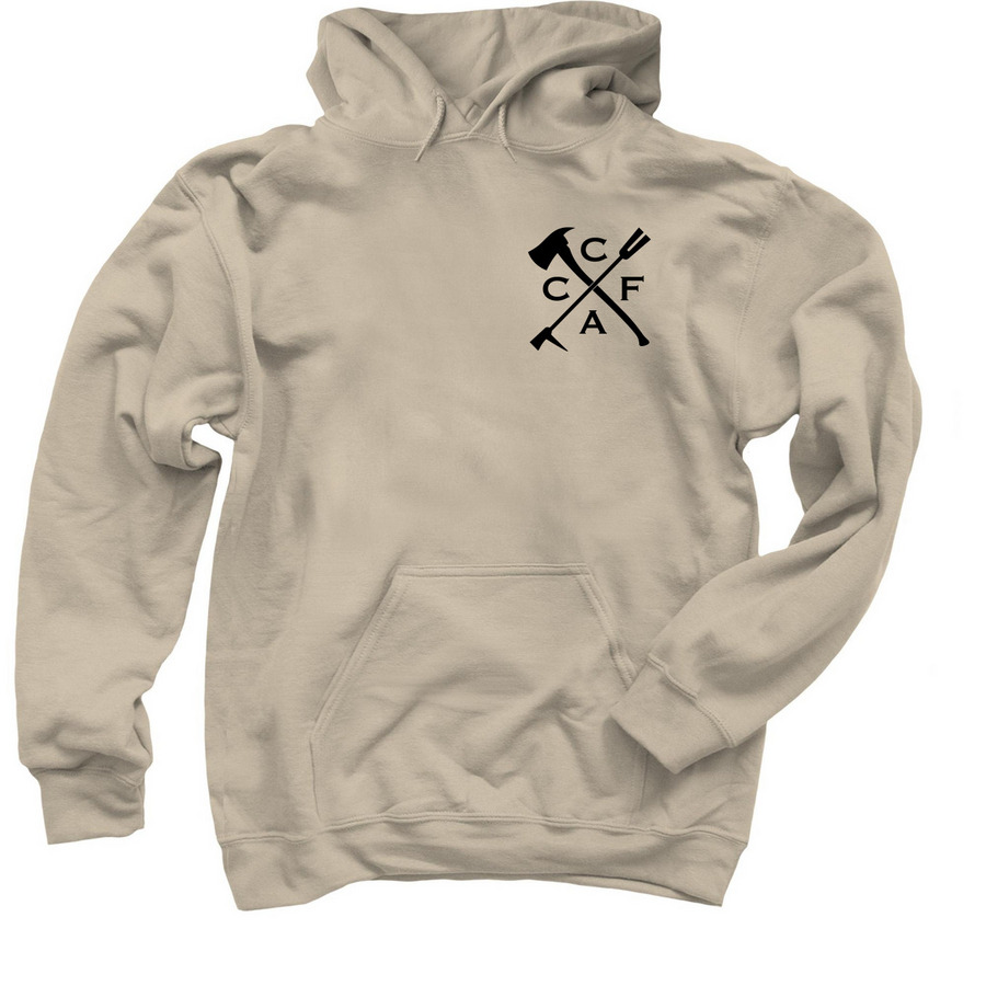 2026 CCFA design, a Sand Pullover Hoodie
