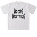 N O &nbsp;C O P S , N O &nbsp;S E T T L E R S 02, a White Heavyweight Garment Dye Tee