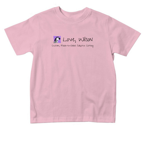 Love, Wilson - Toddler Shirts, a Pink Toddler Tee