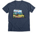 WaHo T shirts, a Heather Navy Premium V-Neck Tee