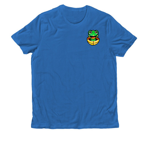 Crush (Small Cartoon Design), a Beacon Blue Allmade Organic Cotton Unisex Tee
