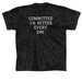 EAX Tie Dye, a Black Classic Tie Dye Tee (back-view)