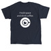 "I hold space and drink coffee", a Navy Classic Unisex Tee
