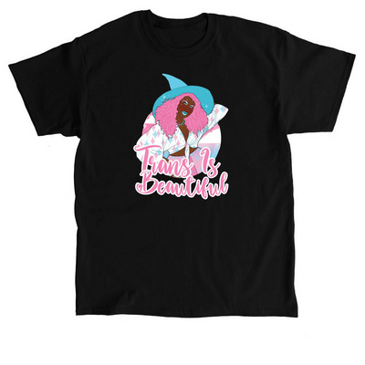 Trans is Beautiful, a Black Classic Unisex Tee