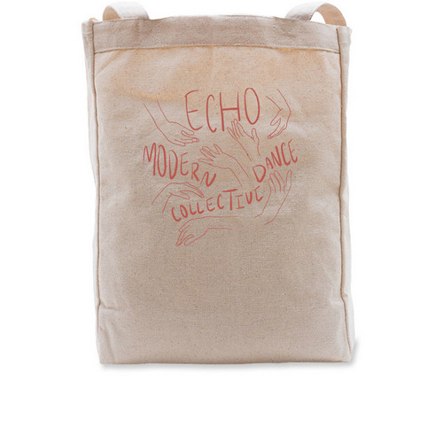 Echo 2025 design Tote!, a Natural Recycled Cotton Tote Bag
