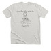 Constellation (Aurora), a Heather Cement Premium Unisex Tee