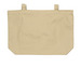 Run Wild Stay Free Tote Bag, a Oyster Large Organic Cotton Tote Bag (back-view)