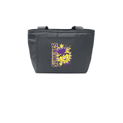 Lunch Tote, a Grey Steel Insulated Lunch Tote