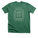 FOSL Arch Logo, Cream, a Heather Grass Green Premium Unisex Tee