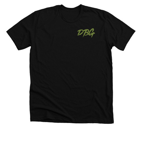 Brown Water Navy (Black)&nbsp;, a Solid Black Blend Premium Unisex Tee