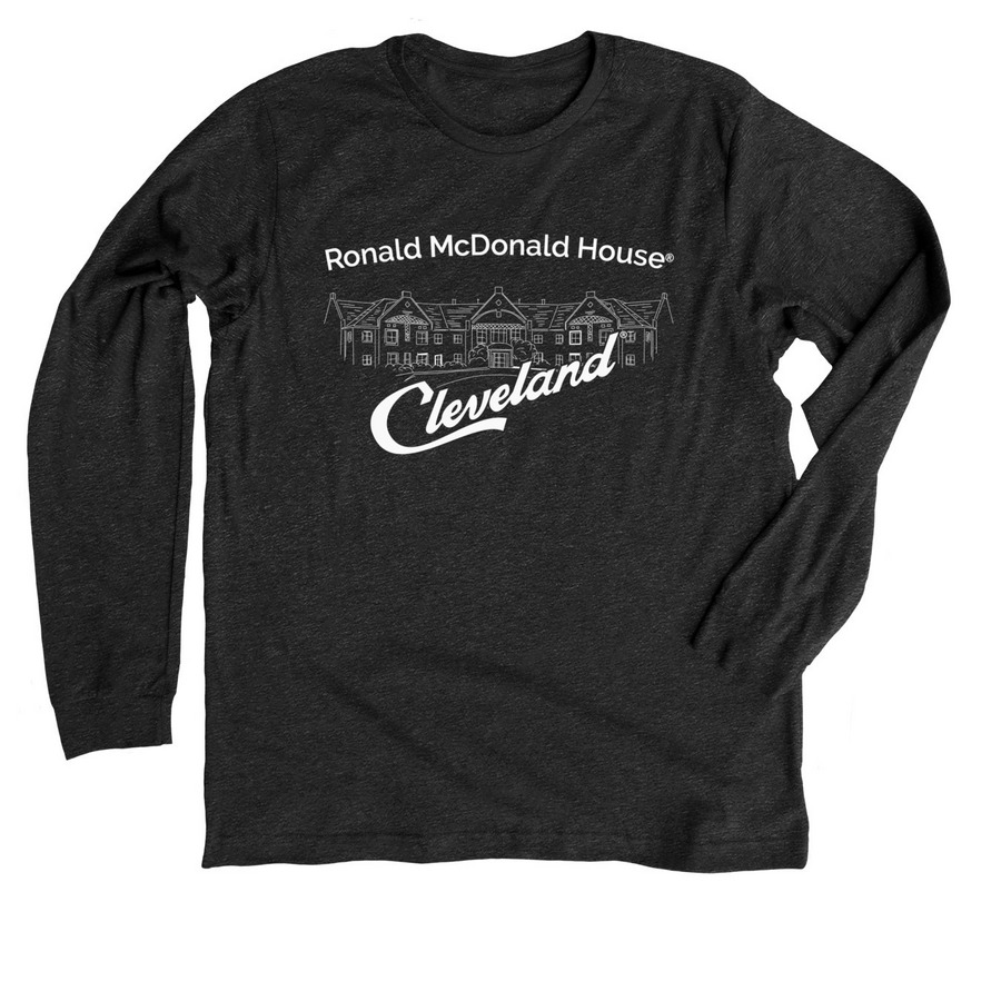 Cleveland House, a Dark Grey Heather Premium Long Sleeve Tee