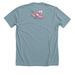 Nature's Deception, a Heather Blue Lagoon Premium Unisex Tee (back-view)