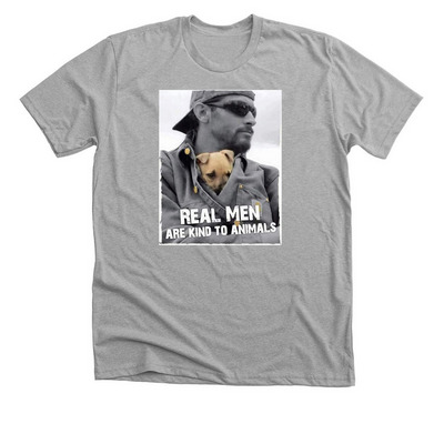 ANIMALS DESERVE KINDNESS&nbsp;, a Athletic Heather Premium Unisex Tee