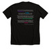 Autism Awareness Shirt Black, a Solid Black Blend Premium Unisex Tee (back-view)