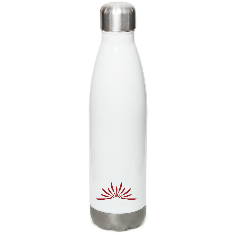 Water Bottle - Spell.Regulate.RISE, a White Stainless Steel Water Bottle