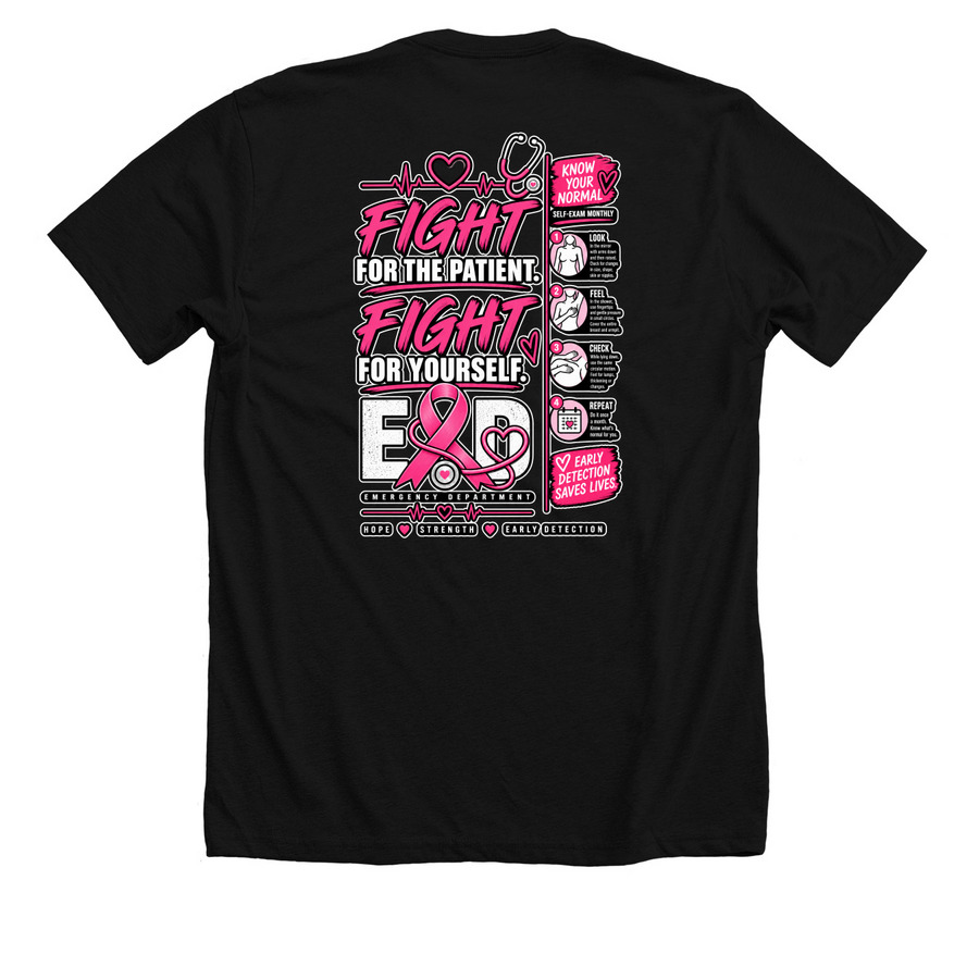 2026 Breast Cancer&nbsp; Shirt, a Solid Black Blend Premium Unisex Tee (back-view)