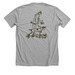 The Upland Hunter & Dog, a Athletic Heather Premium Unisex Tee (back-view)