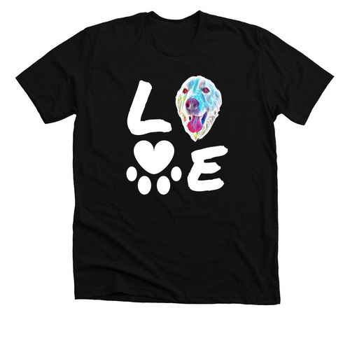 LOVE, a Solid Black Blend Premium Unisex Tee
