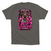 Auburn Police Pink Patch Project K9 Biza!, a Asphalt Premium Cotton Tee (back-view)