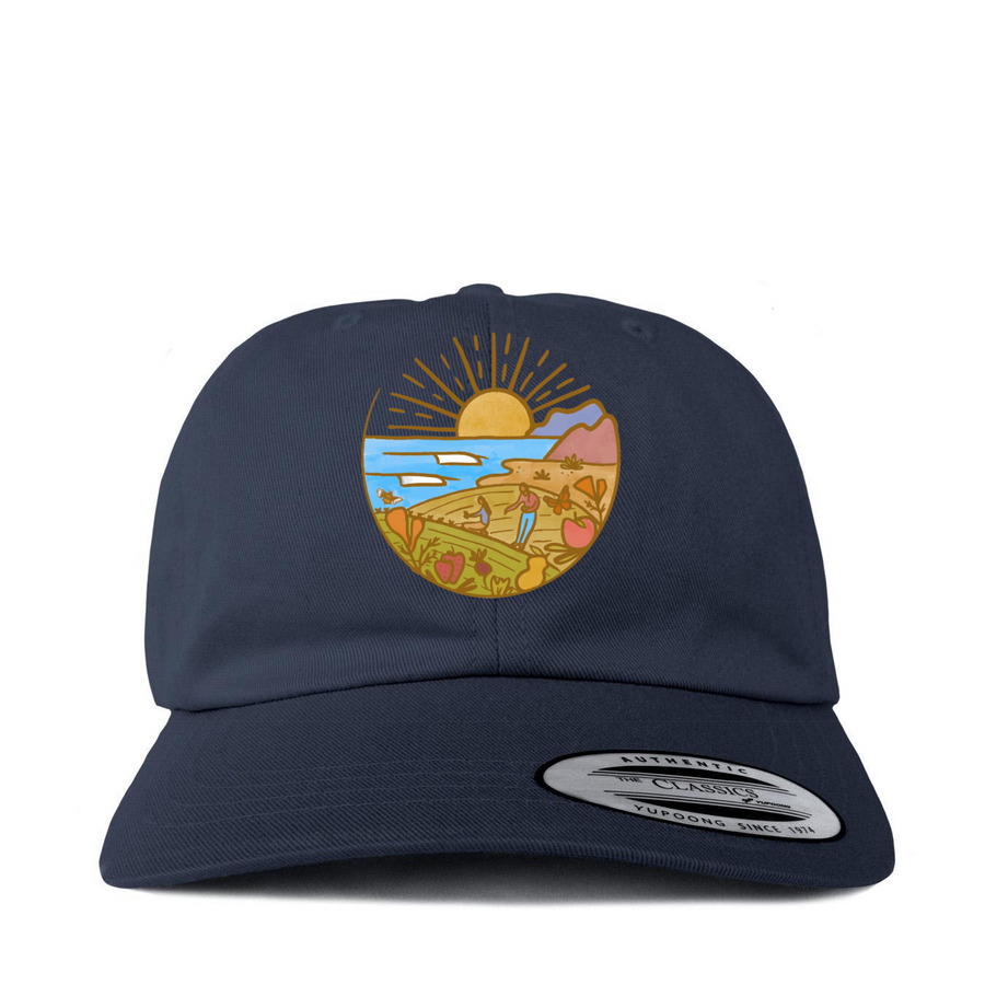 VC Farm to School Hats, a Navy Printed Classic Baseball Cap