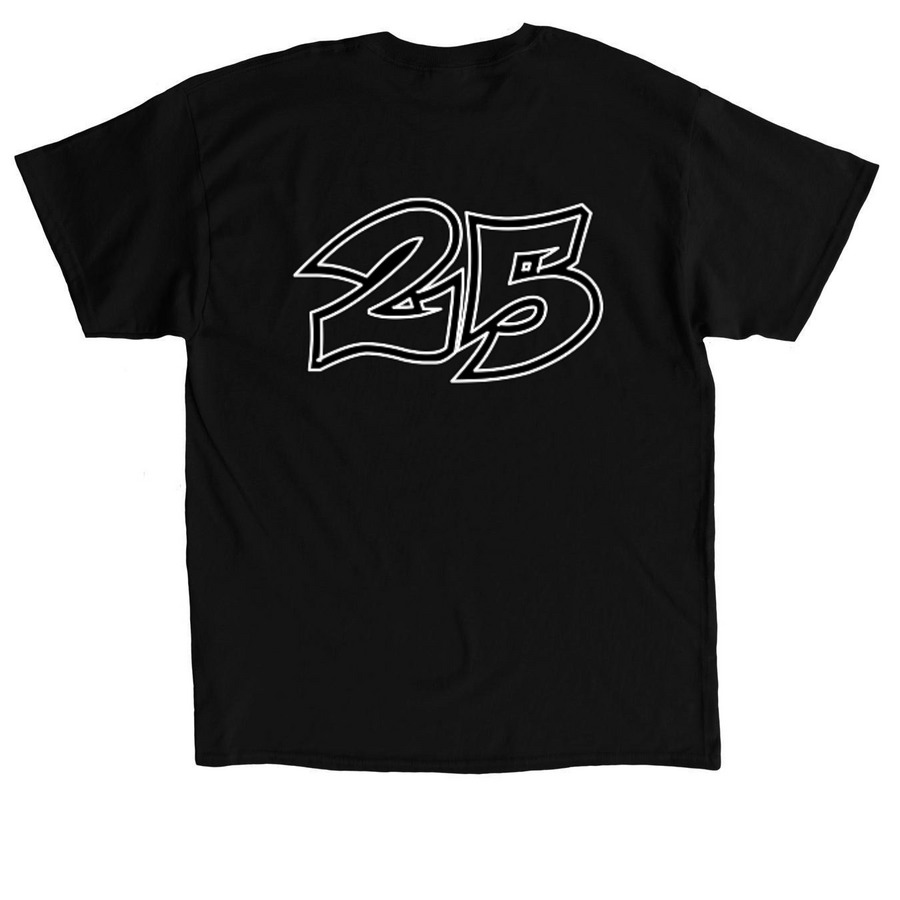 TGK 25th Graphic Shirt, a Black Classic Unisex Tee (back-view)