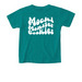 Mochi Monster Cookies Groovy Tee, a Seafoam Comfort Colors Youth Tee