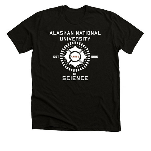 Alaskan National University of Science, a Solid Black Blend Premium Unisex Tee