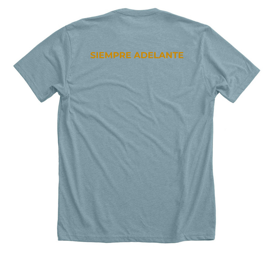 Shirts, Sweatshirts, Long Sleeves, a Heather Blue Lagoon Premium Unisex Tee (back-view)