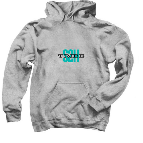 S2H TRIBE, a Sport Grey Pullover Hoodie