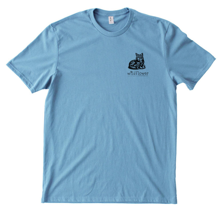 Connie Coyote, a Arctic Blue Allmade Heavyweight Recycled Cotton Tee