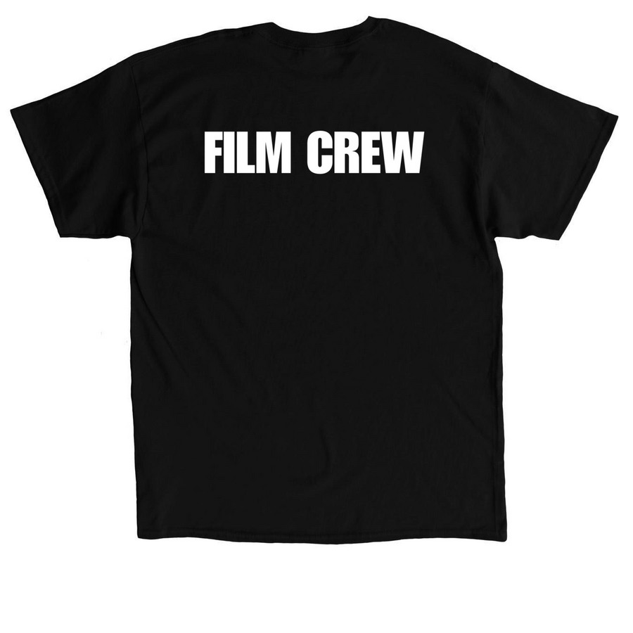 LASOTA Film Studios FILM CREW Shirt, a Black Classic Unisex Tee (back-view)