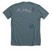 No Judgment Just Jesus Adventure Logo SC, a Heather Slate Premium Unisex Tee (back-view)