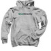 GiveDirectly Shirt - Green & Black Logo, a Sport Grey Pullover Hoodie