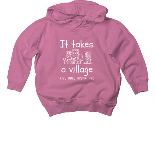 It Takes a Village&nbsp;Toddler Tee & Hoodie&nbsp;, a Raspberry Toddler Pullover Hoodie