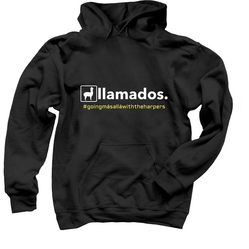 Llamados, a Black Pullover Hoodie