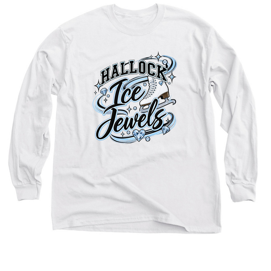 Hallock Ice Jewels&nbsp;, a White Classic Long Sleeve Tee